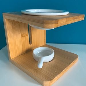 Aromatherapy Bamboo oil and wax burner.